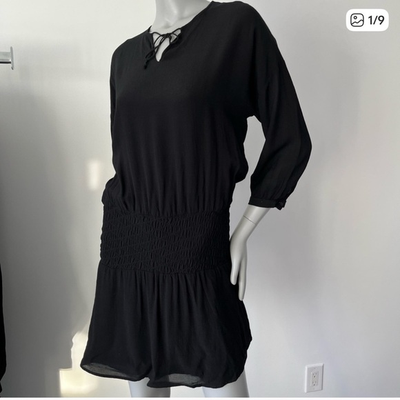 Anine Bing Black Long Sleeve Dress - Picture 4 of 11